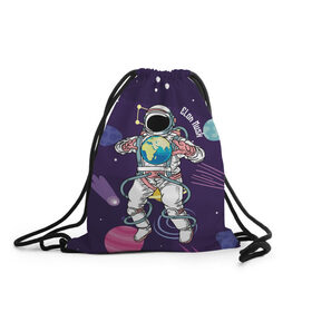 Рюкзак-мешок 3D с принтом Elon Musk в Курске, 100% полиэстер | плотность ткани — 200 г/м2, размер — 35 х 45 см; лямки — толстые шнурки, застежка на шнуровке, без карманов и подкладки | Тематика изображения на принте: astronaut | celebrity | cosmonaut | cosmos | genius | gloves | planet | space | spacesuit | гений | знаменитость | космонавт | космос | перчатки | планета | скафандр