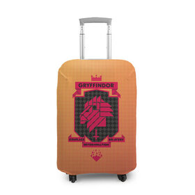 Чехол для чемодана 3D с принтом Gryffindor в Курске, 86% полиэфир, 14% спандекс | двустороннее нанесение принта, прорези для ручек и колес | gryffindor | harry potter | vdzabma | гарри поттер | гриффиндор