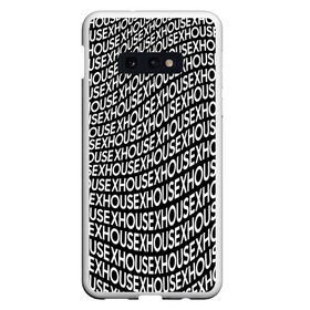 Чехол для Samsung S10E с принтом xhouse в Курске, Силикон | Область печати: задняя сторона чехла, без боковых панелей | blogger | xbloggers | xhouse | блогер | блогеры