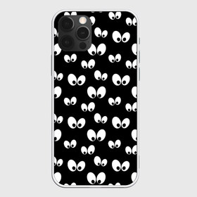 Чехол для iPhone 12 Pro Max с принтом Глазки в темноте в Курске, Силикон |  | baby | cartoon | cute | halloween | kawaii | lol | аниме | анимешный | бабочки | взгляд | глаза | детям | дисней | кавайный | летучие мыши | малыш | милый | мистика | мультяшный | ночные | ночь | няшный | паттерн | привидение