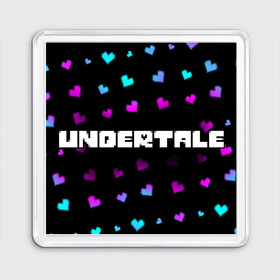 Магнит 55*55 с принтом UNDERTALE / АНДЕРТЕЙЛ в Курске, Пластик | Размер: 65*65 мм; Размер печати: 55*55 мм | annoying | asriel | chara | dog | frisk | game | games | logo | papyrus | sans | tale | under | undertale | азриэль | андер | андертейл | игра | игры | лого | логотип | надоедливая | папирус | санс | сердечко | сердце | символ | символы | собака 