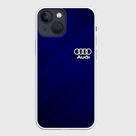 Чехол для iPhone 13 mini с принтом AUDI в Курске,  |  | audi | авто | автомобиль | ауди | логотип | марка | машина | надпись | текстура