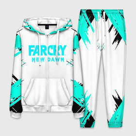 Мужской костюм 3D с принтом Far Cry в Курске, 100% полиэстер | Манжеты и пояс оформлены тканевой резинкой, двухслойный капюшон со шнурком для регулировки, карманы спереди | 1080p | evolution | far | far cry | far cry 1 | far cry 2019 | far cry 3 | far cry 4 | far cry 5 | far cry 6 | far cry new dawn | far cry primal | gameplay | pc | ubisoft | ваас | прохождение