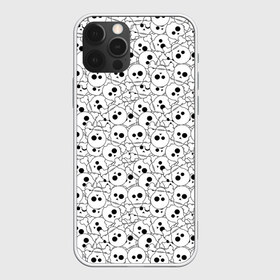 Чехол для iPhone 12 Pro Max с принтом Черепа черно-белые в Курске, Силикон |  | boys | death | halloween | pattern | phantom | skull | глаза | готика | готический | зомби | кладбище | кости | мальчикам | монстры | мумия | паттерн | пацанские | привидение | призрак | скелет | страшные | татуировка