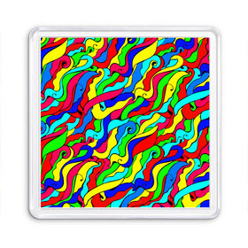 Магнит 55*55 с принтом Красочные узоры/абстракционизм в Курске, Пластик | Размер: 65*65 мм; Размер печати: 55*55 мм | abstract | art | neon | pattern | аниме | анимешные | арт | брызги | ван гог | волны | восточный | змеи | искусство | картина | кислотный | краска | краски | море | мысли | неоновые | радуга | радужные | разноцветные
