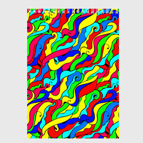 Скетчбук с принтом Красочные узоры/абстракционизм в Курске, 100% бумага
 | 48 листов, плотность листов — 100 г/м2, плотность картонной обложки — 250 г/м2. Листы скреплены сверху удобной пружинной спиралью | Тематика изображения на принте: abstract | art | neon | pattern | аниме | анимешные | арт | брызги | ван гог | волны | восточный | змеи | искусство | картина | кислотный | краска | краски | море | мысли | неоновые | радуга | радужные | разноцветные