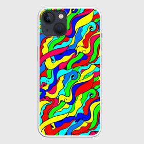 Чехол для iPhone 13 с принтом Красочные узоры абстракционизм в Курске,  |  | abstract | art | neon | pattern | аниме | анимешные | арт | брызги | ван гог | волны | восточный | змеи | искусство | картина | кислотный | краска | краски | море | мысли | неоновые | радуга | радужные | разноцветные