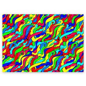 Поздравительная открытка с принтом Красочные узоры/абстракционизм в Курске, 100% бумага | плотность бумаги 280 г/м2, матовая, на обратной стороне линовка и место для марки
 | abstract | art | neon | pattern | аниме | анимешные | арт | брызги | ван гог | волны | восточный | змеи | искусство | картина | кислотный | краска | краски | море | мысли | неоновые | радуга | радужные | разноцветные
