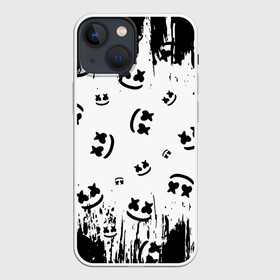 Чехол для iPhone 13 mini с принтом MARSHMELLO   МАРШМЕЛЛОУ в Курске,  |  | face | logo | marsh | marshmallow | marshmello | marshmelo | mello | smile | лицо | лого | маршмеллов | маршмеллоу | маршмеллу | маршмело | маршмелов | маршмелоу | маска | музыка | рожица | символ | смайл | улыбка