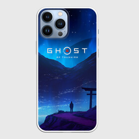 Чехол для iPhone 13 Pro Max с принтом Ghost of Tsushima в Курске,  |  | ghost of tsushima | горы | игра | природа | рисунок | япония