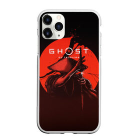 Чехол для iPhone 11 Pro матовый с принтом Ghost of Tsushima в Курске, Силикон |  | ghost of tsushima | воин | игра | катана | рисунок | самурай | человек