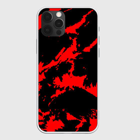 Чехол для iPhone 12 Pro Max с принтом Красный на черном в Курске, Силикон |  | abstract | black | demon | halloween | pattern | red | абстрактные | алые | брызги | демон | камуфляж | краска | краски | кровавый | кровь | лава | мазки | маскировка | милитари | огонь | паттерн | пламя | пятна | пятнистый