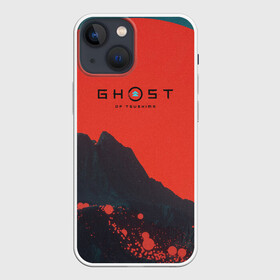 Чехол для iPhone 13 mini с принтом Ghost of Tsushima в Курске,  |  | ghost of tsushima | горы | игра | природа | рисунок
