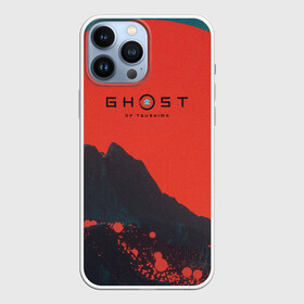 Чехол для iPhone 13 Pro Max с принтом Ghost of Tsushima в Курске,  |  | ghost of tsushima | горы | игра | природа | рисунок