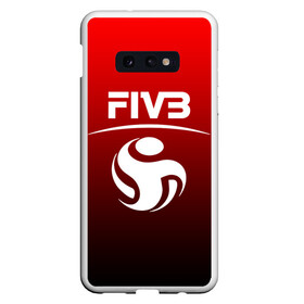 Чехол для Samsung S10E с принтом FIVB ВОЛЕЙБОЛ в Курске, Силикон | Область печати: задняя сторона чехла, без боковых панелей | fivb | voleybal | volleyball | волебол | волейбол | волейбола | волейболист | волейболистка | воллейбол | международная | федерация | фивб