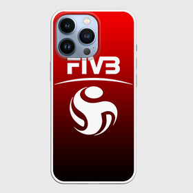 Чехол для iPhone 13 Pro с принтом FIVB ВОЛЕЙБОЛ в Курске,  |  | fivb | voleybal | volleyball | волебол | волейбол | волейбола | волейболист | волейболистка | воллейбол | международная | федерация | фивб