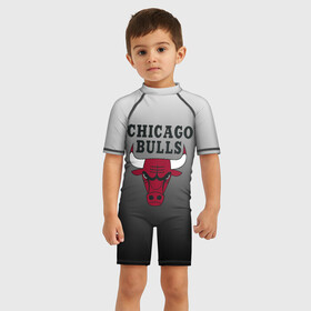 Детский купальный костюм 3D с принтом JORDAN   CHICAGO BULLS в Курске, Полиэстер 85%, Спандекс 15% | застежка на молнии на спине | basketball | jordan | michael | michael jordan | баскетбол | джордан | майкл | стиль