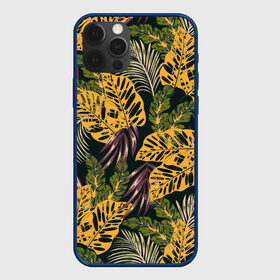Чехол для iPhone 12 Pro с принтом Тропический лес в Курске, силикон | область печати: задняя сторона чехла, без боковых панелей | 3d | flowers | forest | hawaii | leaf | leafs | palm | palms | summer | travel | tropical | vacation | гаваи | гавайи | гавайка | гавайская | лес | лето | листики | листки | листья | отпуск | пальма | пальмы | путешествия | рисунок | трехмерная 