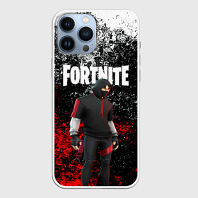 Чехол для iPhone 13 Pro Max с принтом IKONIK FORTNITE в Курске,  |  | Тематика изображения на принте: 2019 | battle royale | chapter 2 | epic games | fortnite | game | season x | zombie | зомби | фортнайт