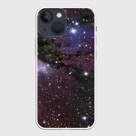 Чехол для iPhone 13 mini с принтом Галактика (S) в Курске,  |  | galaxy | nasa | nebula | space | star | абстракция | вселенная | галактика | звезда | звезды | космический | наса | планеты