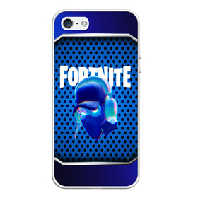 Чехол для iPhone 5/5S матовый с принтом FORTNITE NINJA в Курске, Силикон | Область печати: задняя сторона чехла, без боковых панелей | 2019 | battle royale | chapter 2 | epic games | fortnite | game | season x | zombie | зомби | фортнайт