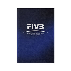 Обложка для паспорта матовая кожа с принтом FIVB Volleyball в Курске, натуральная матовая кожа | размер 19,3 х 13,7 см; прозрачные пластиковые крепления | fivb | voleybal | volleyball | волебол | волейбол | волейбола | волейболист | волейболистка | воллейбол | международная | федерация | фивб