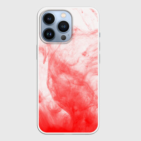 Чехол для iPhone 13 Pro с принтом RED SMOKE в Курске,  |  | дым | клякса | краски | красный туман | текстура