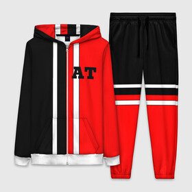 Женский костюм 3D с принтом Athletic team red and black в Курске,  |  | at | athletic | athletic team | bodybuilding | crossfit | fitness | mma | motivation | power | sport | strong | team | traninig | workout | бодибилдинг | зож | кросфит | мотивация. сила.смешанные единоборства. | спорт | спорт зал | фитнес | фитн