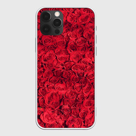 Чехол для iPhone 12 Pro Max с принтом Розы в Курске, Силикон |  | красная | красное | красные | красный | лепестки | природа | растение | растения | роза | розочки | розы | флора | цветок | цветочки | цветы