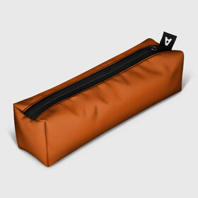 Пенал 3D с принтом Радуга v6 - оранжевый в Курске, 100% полиэстер | плотная ткань, застежка на молнии | Тематика изображения на принте: без дизайна | без картинки | одноцветные | оранжевый