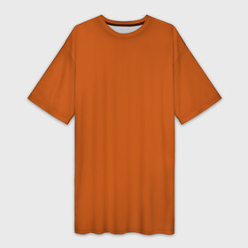 Платье-футболка 3D с принтом Радуга v6   оранжевый в Курске,  |  | Тематика изображения на принте: без дизайна | без картинки | одноцветные | оранжевый