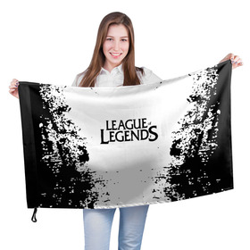 Флаг 3D с принтом League of legends в Курске, 100% полиэстер | плотность ткани — 95 г/м2, размер — 67 х 109 см. Принт наносится с одной стороны | best | build | bunnyfufuu | league | league of legends | league of legends pro guides | lol | lol montage | moba | offiners | proguides | riot | riot games | stream highlights | лига легенд | лол | оффинерс