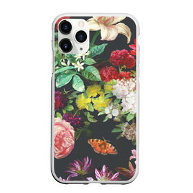 Чехол для iPhone 11 Pro матовый с принтом Цветы в Курске, Силикон |  | Тематика изображения на принте: арт | бабочка | бабочки | белая лилия | белый | желтый | зеленый | картина | краски | красный | лилии | лилия | рисунок | рисунок красками | роза | розовая роза | розовый | розы | тёмный | фиолетовый