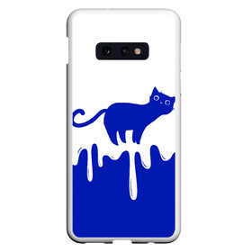 Чехол для Samsung S10E с принтом Milk Cat в Курске, Силикон | Область печати: задняя сторона чехла, без боковых панелей | cat | cats | japan | kitty | milk | кавай | кот | котейка | котенок | котик | кошка | кошки | милград | молоко | ня | япония