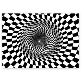 Поздравительная открытка с принтом иллюзия в Курске, 100% бумага | плотность бумаги 280 г/м2, матовая, на обратной стороне линовка и место для марки
 | воронка | иллюзия | студентам | тоннель | шахматы