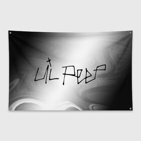 Флаг-баннер с принтом LIL PEEP ЛИЛ ПИП в Курске, 100% полиэстер | размер 67 х 109 см, плотность ткани — 95 г/м2; по краям флага есть четыре люверса для крепления | beautiful | daddy | heart | life | lil | lilpeep | music | peep | rap | rapper | rip | tattoo | лил | лилпип | литл | лого | музыка | папочка | пип | рип | рожица | рэп | рэпер | рэперы | сердечко | сердце | символ | тату | татуировки