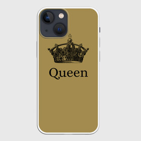 Чехол для iPhone 13 mini с принтом Фредди Меркьюри в Курске,  |  | queen | корона | рок | рок группа | фредди меркьюри.