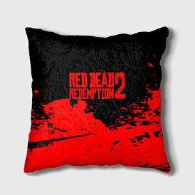 Подушка 3D с принтом RED DEAD REDEMPTION 2 в Курске, наволочка – 100% полиэстер, наполнитель – холлофайбер (легкий наполнитель, не вызывает аллергию). | состоит из подушки и наволочки. Наволочка на молнии, легко снимается для стирки | Тематика изображения на принте: rdr 2 | rdr2 | rdr2 pc | red dead 2 | red dead online | red dead redemption | red dead redemption 2 | red dead redemption 2 gameplay | red dead redemption 2 pc | western
