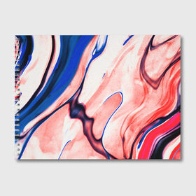 Альбом для рисования с принтом Fluid art в Курске, 100% бумага
 | матовая бумага, плотность 200 мг. | abstract | art | colorful | digital | fluid | абстракция | арт | краски | цвет | цифровой