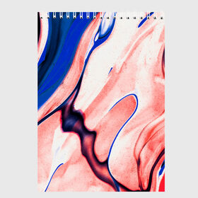 Скетчбук с принтом Fluid art в Курске, 100% бумага
 | 48 листов, плотность листов — 100 г/м2, плотность картонной обложки — 250 г/м2. Листы скреплены сверху удобной пружинной спиралью | abstract | art | colorful | digital | fluid | абстракция | арт | краски | цвет | цифровой