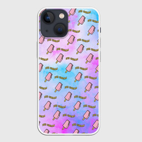 Чехол для iPhone 13 mini с принтом BLACKPINK ICE CREAM в Курске,  |  | blackpink ice cream | ice cream | jennie | jisoo | k pop | lalisa | pink | selena gomez | блэк пинк | блэкпинк | группа | к поп | кей поп | корейская группа | розовый | черный