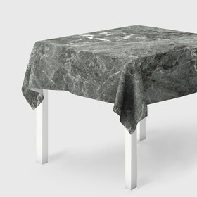 Скатерть 3D с принтом Grey в Курске, 100% полиэстер (ткань не мнется и не растягивается) | Размер: 150*150 см | абстракция | камень | мрамор | разводы | размытие | серый