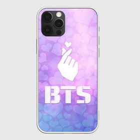 Чехол для iPhone 12 Pro Max с принтом BTS в Курске, Силикон |  | bts | cute | heat | k pop | korean | бтс | жест | кпоп | милый | сердце