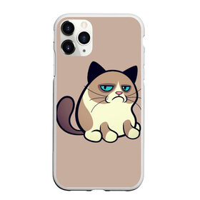 Чехол для iPhone 11 Pro матовый с принтом Великий Grumpy Cat в Курске, Силикон |  | Тематика изображения на принте: grumpy cat | арт | кот | кот grumpy cat | котёнок | кошка | недовольный кот | рисунок