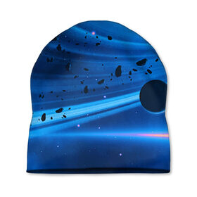 Шапка 3D с принтом Space в Курске, 100% полиэстер | универсальный размер, печать по всей поверхности изделия | cosmos | meteorite | planet | space | космос | метеорит | планета