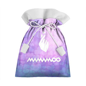 Подарочный 3D мешок с принтом Mamamoo в Курске, 100% полиэстер | Размер: 29*39 см | Тематика изображения на принте: cute | heat | k pop | korean | mamamoo | жест | кпоп | мамаму | милый | сердце