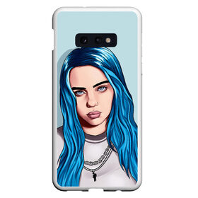 Чехол для Samsung S10E с принтом Билли Айлиш / Billie Eilish в Курске, Силикон | Область печати: задняя сторона чехла, без боковых панелей | 