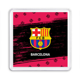 Магнит 55*55 с принтом BARCELONA / БАРСЕЛОНА в Курске, Пластик | Размер: 65*65 мм; Размер печати: 55*55 мм | barca | barcelona | barsa | barselona | fcb | logo | messi | барса | барселона | знак | клуб | лого | логотип | логотипы | месси | символ | символы | футбол | футбольная | футбольный