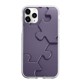 Чехол для iPhone 11 Pro Max матовый с принтом Puzzles в Курске, Силикон |  | puzzles | геометрические пазлы | крупные пазлы | модные пазлы | пазл | пазлы