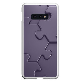 Чехол для Samsung S10E с принтом Puzzles в Курске, Силикон | Область печати: задняя сторона чехла, без боковых панелей | puzzles | геометрические пазлы | крупные пазлы | модные пазлы | пазл | пазлы